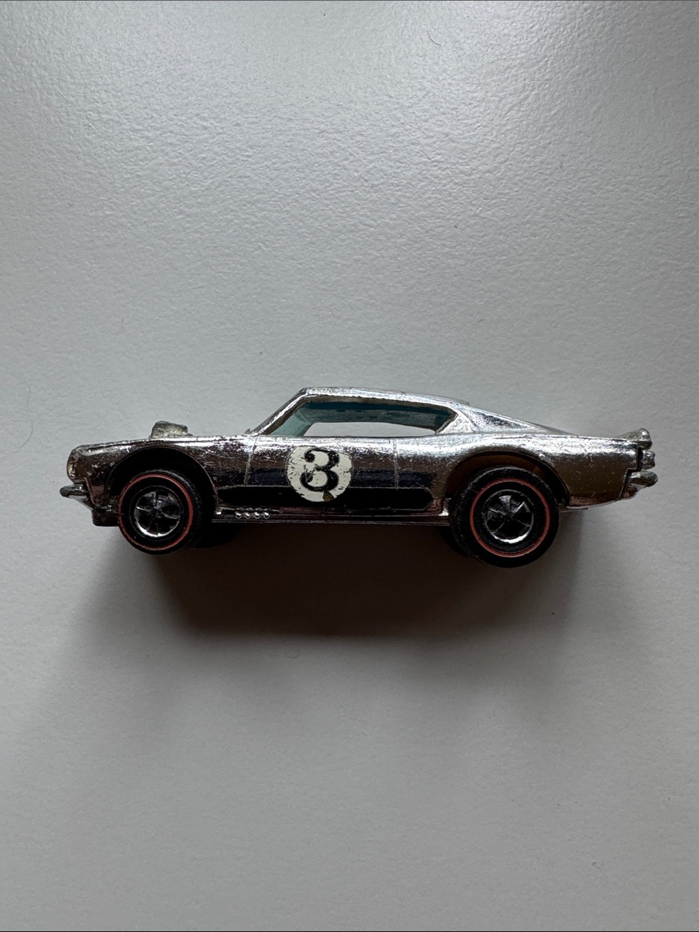 Vintage 1969 Hot Wheels King Kuda Silver #3